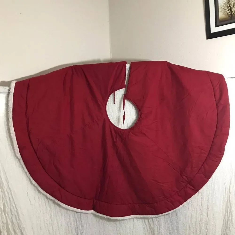 Pottery Barn Santa Claus Inspired Christmas Tree Skirt